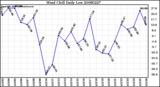 Milwaukee Weather Wind Chill Daily Low