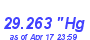 Milwaukee Weather Barometer Low Month