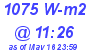 Milwaukee Weather Solar Radiation High Today