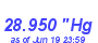 Milwaukee Weather Barometer Low Year