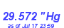 Milwaukee Weather Barometer Low Month