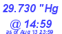 Milwaukee Weather Barometer Low Today