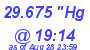 Milwaukee Weather Barometer Low Today