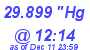 Milwaukee Weather Barometer Low Today