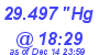 Milwaukee Weather Barometer Low Today