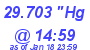 Milwaukee Weather Barometer Low Today