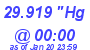 Milwaukee Weather Barometer Low Today