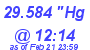 Milwaukee Weather Barometer Low Today