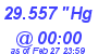 Milwaukee Weather Barometer Low Today