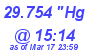 Milwaukee Weather Barometer Low Today