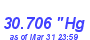 Milwaukee Weather Barometer High Year