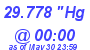 Milwaukee Weather Barometer Low Today