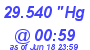 Milwaukee Weather Barometer Low Today