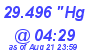 Milwaukee Weather Barometer Low Today