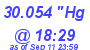 Milwaukee Weather Barometer Low Today