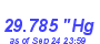 Milwaukee Weather Barometer Low Month