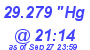 Milwaukee Weather Barometer Low Today