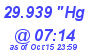 Milwaukee Weather Barometer Low Today