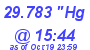 Milwaukee Weather Barometer Low Today