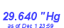 Milwaukee Weather Barometer Low Month