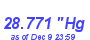 Milwaukee Weather Barometer Low Month