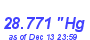 Milwaukee Weather Barometer Low Month