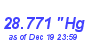 Milwaukee Weather Barometer Low Month