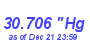 Milwaukee Weather Barometer High Year