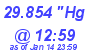 Milwaukee Weather Barometer Low Today