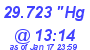 Milwaukee Weather Barometer Low Today