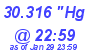 Milwaukee Weather Barometer Low Today