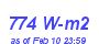 Milwaukee Weather Solar Radiation High Year