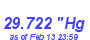 Milwaukee Weather Barometer Low Month