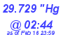 Milwaukee Weather Barometer Low Today