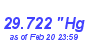 Milwaukee Weather Barometer Low Month