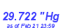 Milwaukee Weather Barometer Low Month