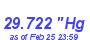 Milwaukee Weather Barometer Low Month