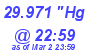 Milwaukee Weather Barometer Low Today