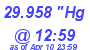 Milwaukee Weather Barometer Low Today