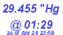 Milwaukee Weather Barometer Low Today