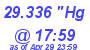 Milwaukee Weather Barometer Low Today