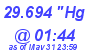 Milwaukee Weather Barometer Low Today