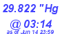 Milwaukee Weather Barometer Low Today