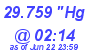 Milwaukee Weather Barometer Low Today