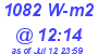 Milwaukee Weather Solar Radiation High Today