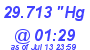 Milwaukee Weather Barometer Low Today