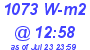 Milwaukee Weather Solar Radiation High Today