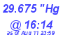 Milwaukee Weather Barometer Low Today