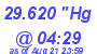 Milwaukee Weather Barometer Low Today