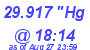 Milwaukee Weather Barometer Low Today